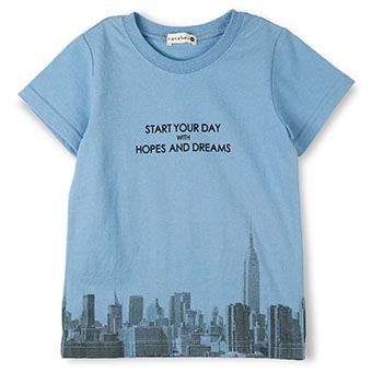 CITYプリント半袖Tシャツ
