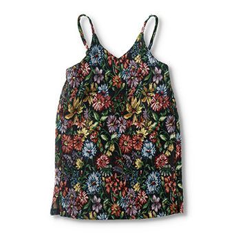 ゴブラン織り花柄ジャンパースカート