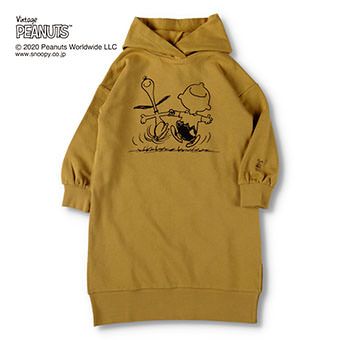 【PEANUTS】スヌーピー&チャーリー・ブラウンワンピース