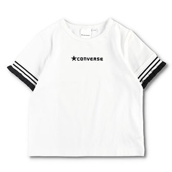 【CONVERSE】袖デザイン半袖Tシャツ