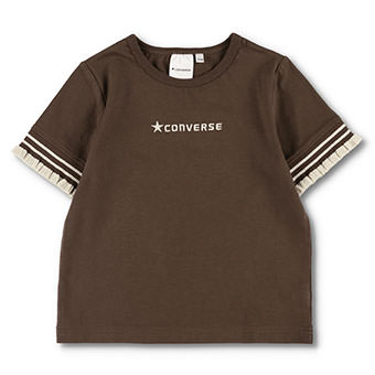 【CONVERSE】袖デザイン半袖Tシャツ