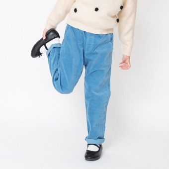 【22AW】【マカロンパンツ】テーパードシルエットロングパンツ表起毛