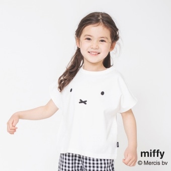 【Miffy/ミッフィー】フェイス半袖Tシャツ