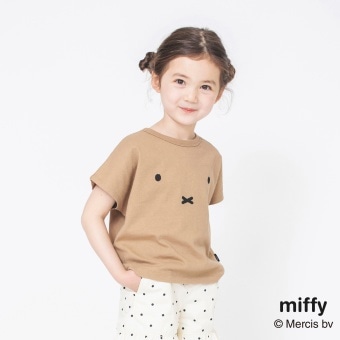 【Miffy/ミッフィー】フェイス半袖Tシャツ