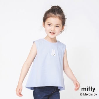 【Miffy/ミッフィー】刺繍半袖Tシャツ