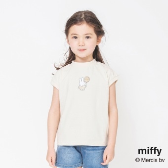 【Miffy/ミッフィー】グリッタープリント半袖Tシャツ