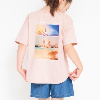 プリント半袖Tシャツ