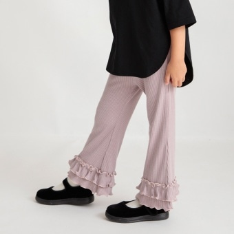 リブパンツ