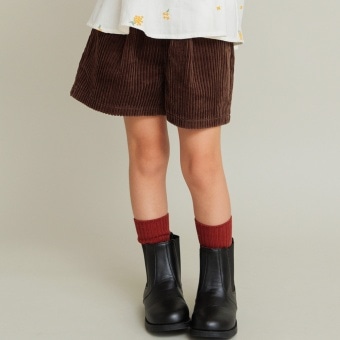 コーデュロイショートパンツ