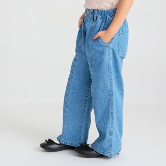 デニムワイドパンツ