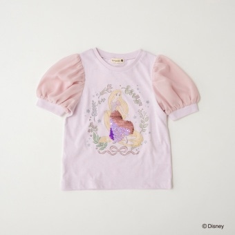 【DisneyCollection/ディズニーコレクション】スパンコール×パフ袖Tシャツ