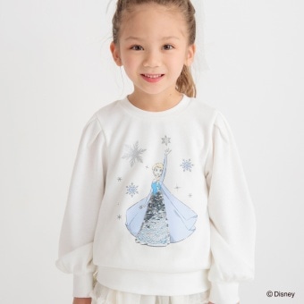 【DisneyCollection/ディズニーコレクション】裏起毛スパンコールトレーナー_