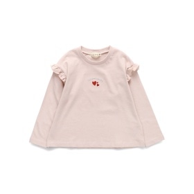 【ブランシェスmini】フリル長袖Ｔシャツ