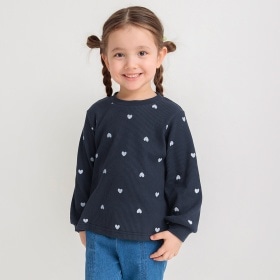 【ブランシェスmini】ワッフル長袖Tシャツ