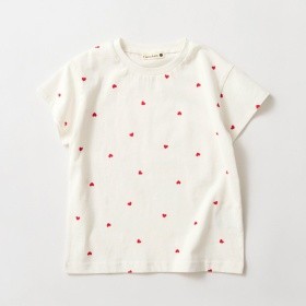 【ブランシェスmini】総柄半袖Tシャツ