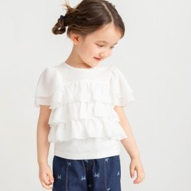 フリルTシャツ