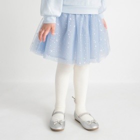 箔プリントチュールスカート