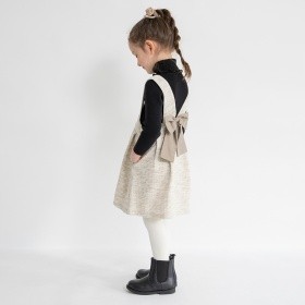 ラメツイードジャンパースカート