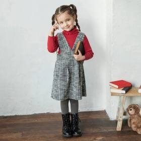 ラメツイードジャンパースカート