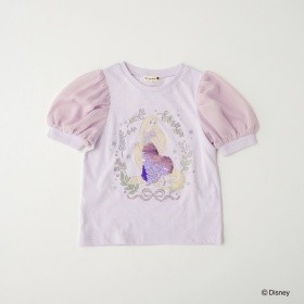 【DisneyCollection/ディズニーコレクション】スパンコール×パフ袖Tシャツ