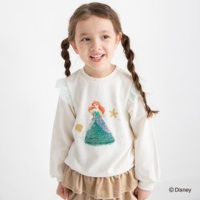 【DisneyCollection/ディズニーコレクション】裏起毛スパンコール付きトレーナー