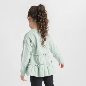 バックティアード長袖Tシャツ