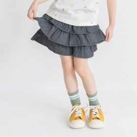 フリルスカート風ショートパンツ