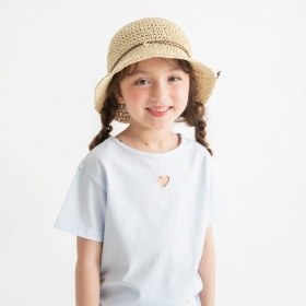 前後2WAY脇シャーリング半袖Tシャツ