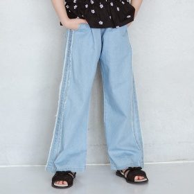 【接触冷感】ライトデニムパンツ