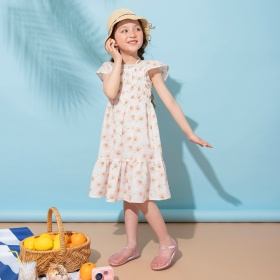 【おそろい】花柄ワンピース