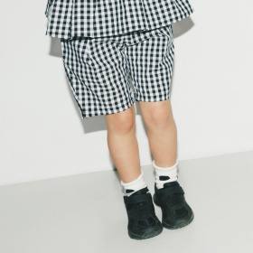 【b.+A】金子綾/タック入りハーフパンツ