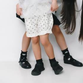 【b.+A】金子綾/タック入りハーフパンツ