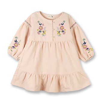 ショップ在庫確認 花柄刺繍ワンピース 子供服のブランシェス Branshes Official Site