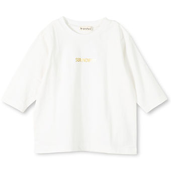 ロゴ7分袖ビックシルエットTシャツ