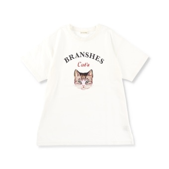 【Cat's ISSUE】ネコプリント半袖Tシャツ（おとな）