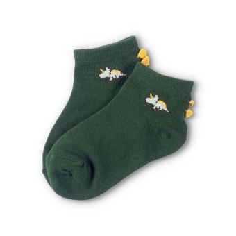 恐竜刺繍アンクルソックス