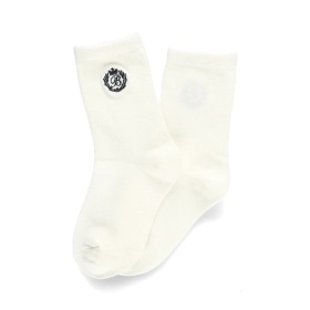 ワンポイント刺しゅうソックス