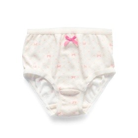 リボン×ハートキルト柄ショーツ