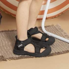 つま先ガードソールベルトサンダル