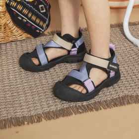 つま先ガードソールベルトサンダル