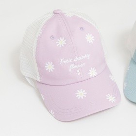 フラワー総柄メッシュキャップ