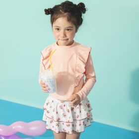 【予約商品】【水着 / SWIM / WEB限定】長袖ラッシュガード＆スカパン２点セット_