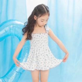 【水着 / SWIM】肩リボンワンピース