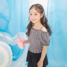 【WEB先行】【水着 / SWIM】パフスリーブタンキニ_(クーポン対象外)