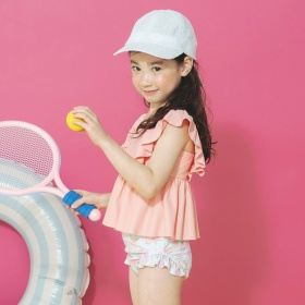 【予約商品】【水着 / SWIM】フリルタンキニ_