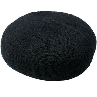 モヘア糸ベレー帽
