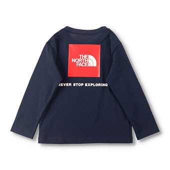 【THE NORTH FACE/ザ・ノース・フェイス】スクエアロゴ長袖Tシャツ