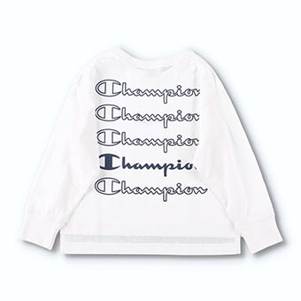 【 Champion/チャンピオン 】バックロゴ長袖Tシャツ