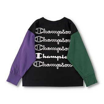 【 Champion/チャンピオン 】バックロゴ長袖Tシャツ