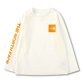 【THE NORTH FACE/ザ・ノース・フェイス】ロゴ長袖TシャツNTJ82021